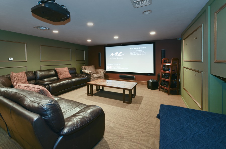 Theatre Room With four Twin Murphys